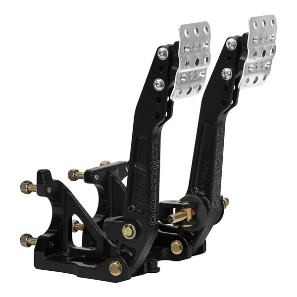Adjustable Ratio Floor Mount Brake and Clutch Pedal